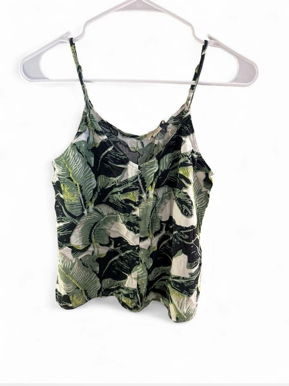 Chaser Floral Camisole in Green & Black Size S/M